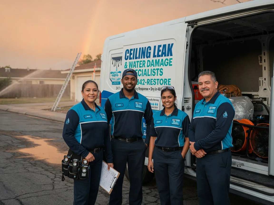 Ceiling Leak Cleanup company in Leon, OK